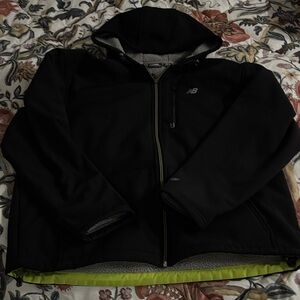 New Balance Men's Black and Gray Performance Jacket